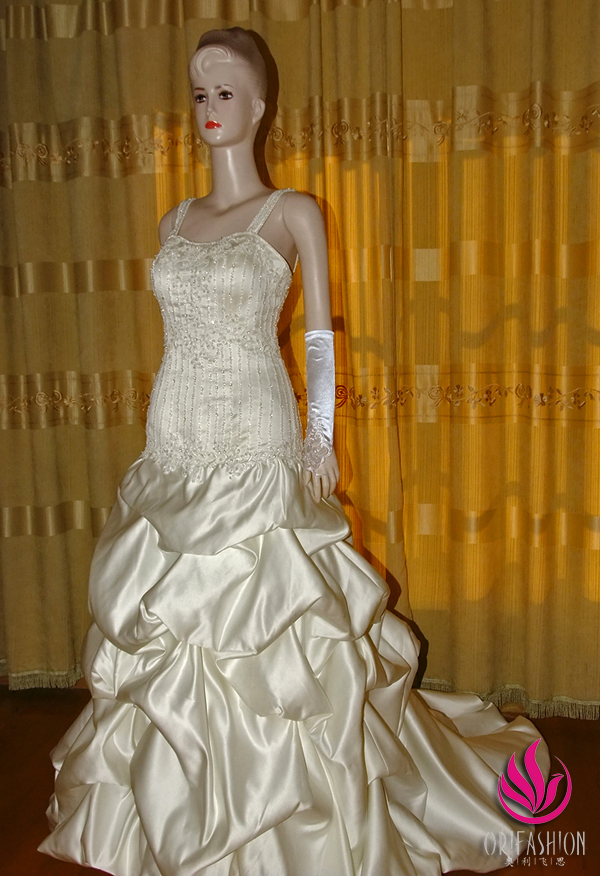 Orifashion HandmadeGrace Wedding Dress beaded with Rhinestones R - Click Image to Close